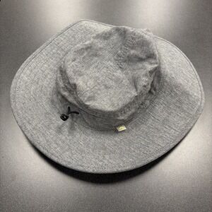 Solar‎ Escape UV Boonie Hat Gray Wide Brim Unisex Packable Sun Hat Adjustable